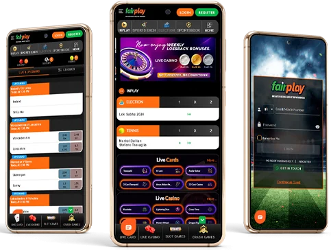 Mobile app logo from Indian bookmaker Fairplay