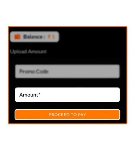 Set the deposit amount.