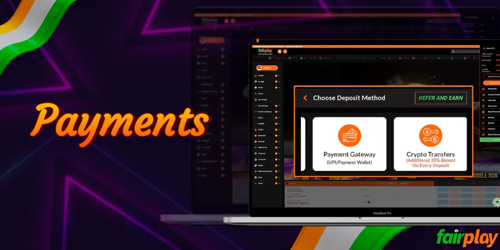 Methods of paying the bill.